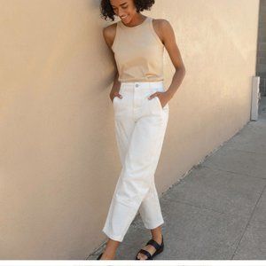 Everlane Utility Barrel Pant NWT Bone size 4
